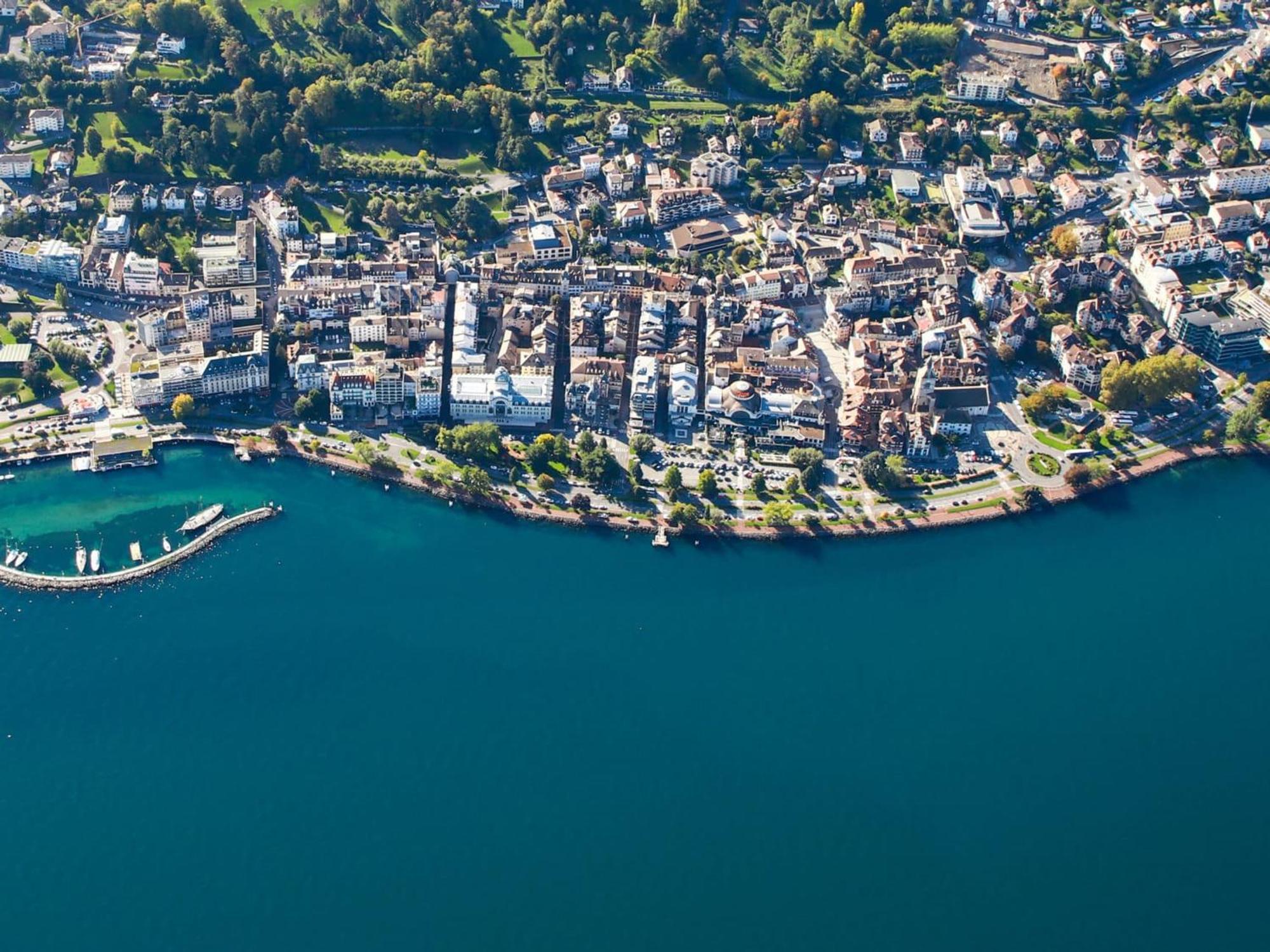Spacieux Appartement Avec Terrasse, Animaux Admis Et Parking - Fr-1-498-69 Évian-les-Bains Eksteriør bilde